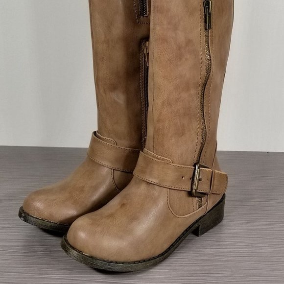 Steve Madden 'Jloulie' Boot, Brown, Little Kid Size 13 - Picture 7 of 14